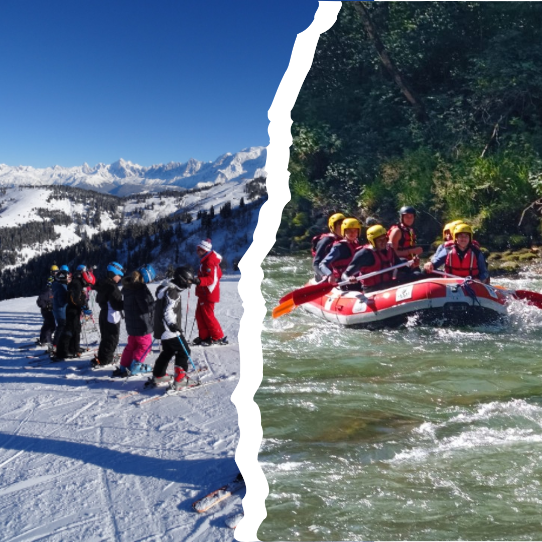 ski + rafting